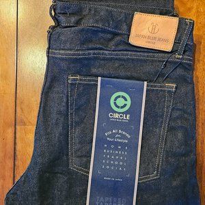Japan Blue Jeans - J205 CIRCLE TAPERED 12.5OZ STRETCH SELVEDGE JEANS, size 34